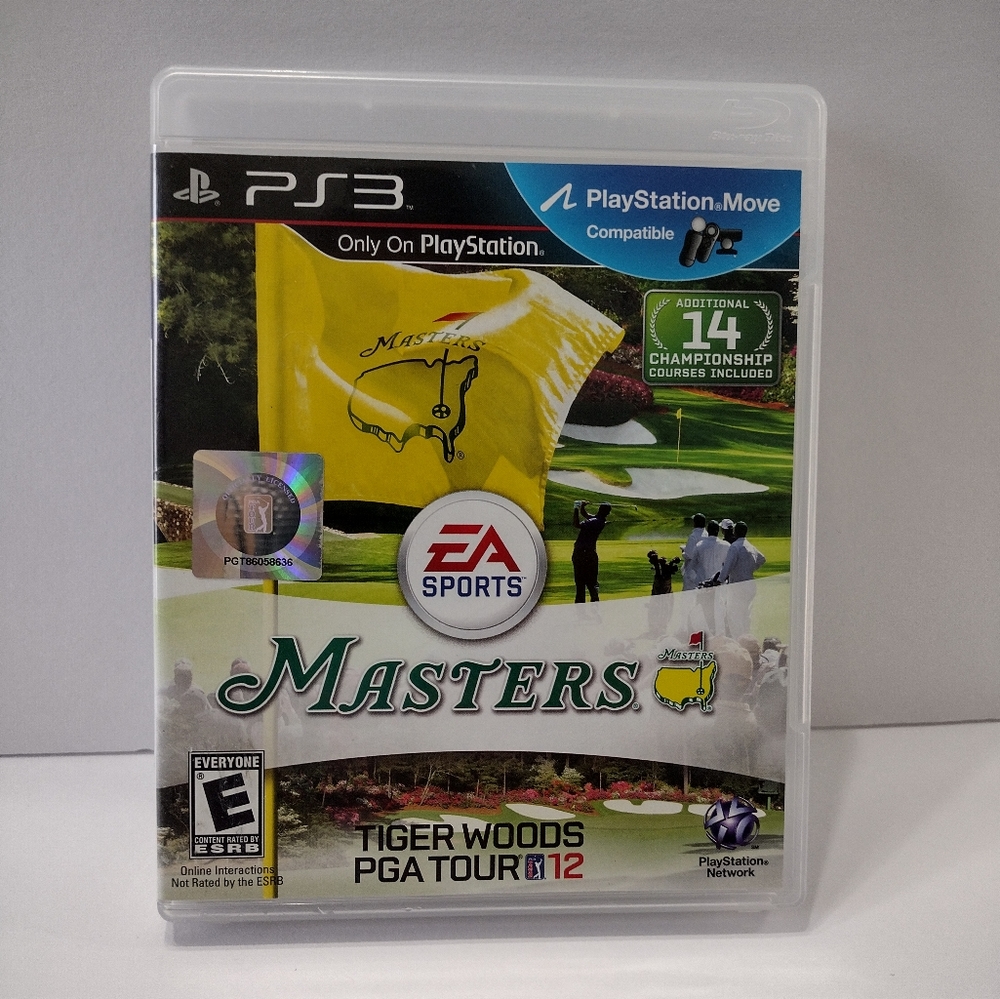 Tiger Woods PGA Tour 12 Master for PS3 with 14 additional Championship Courses